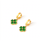 Four Leaf Clover Jewelry — Necklace, Bracelet & Earrings