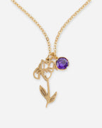 Birth Flower Charm Bracelet