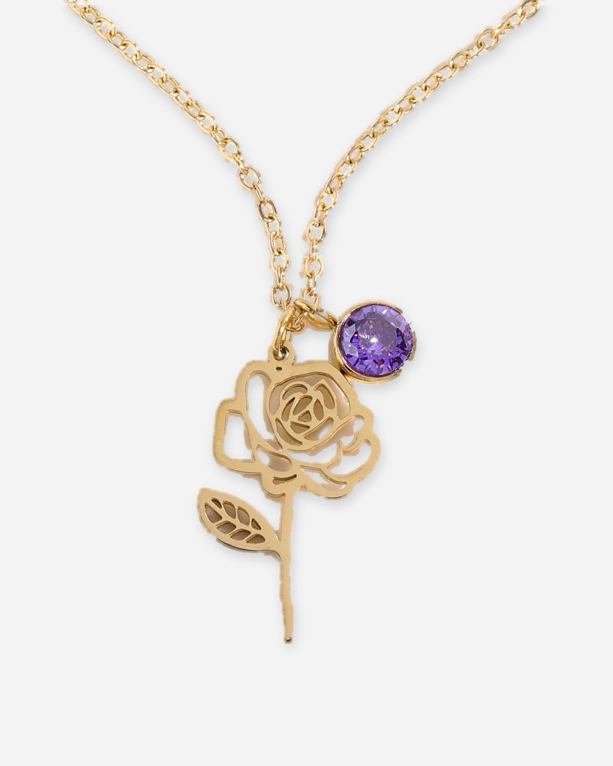 Birth Flower Charm Bracelet