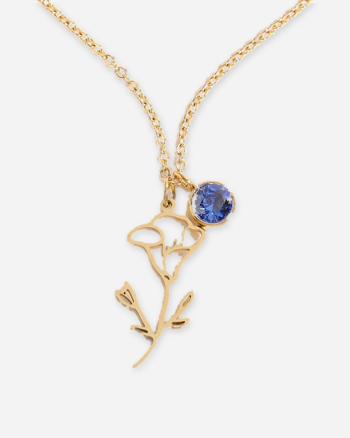 Birth Flower Charm Bracelet