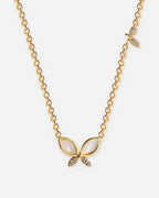 Mother of Pearl Butterfly Necklace