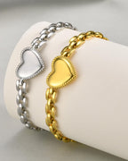 Heart Link Bracelet