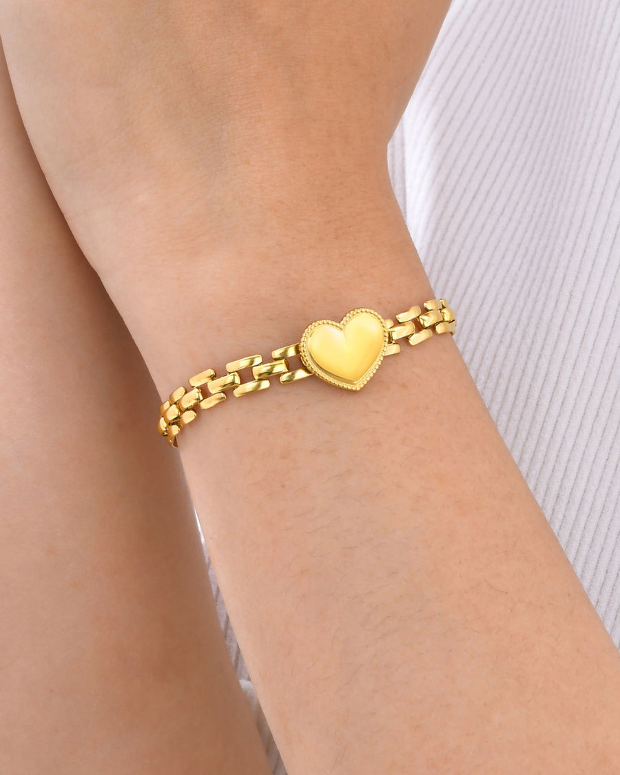 Heart Link Bracelet