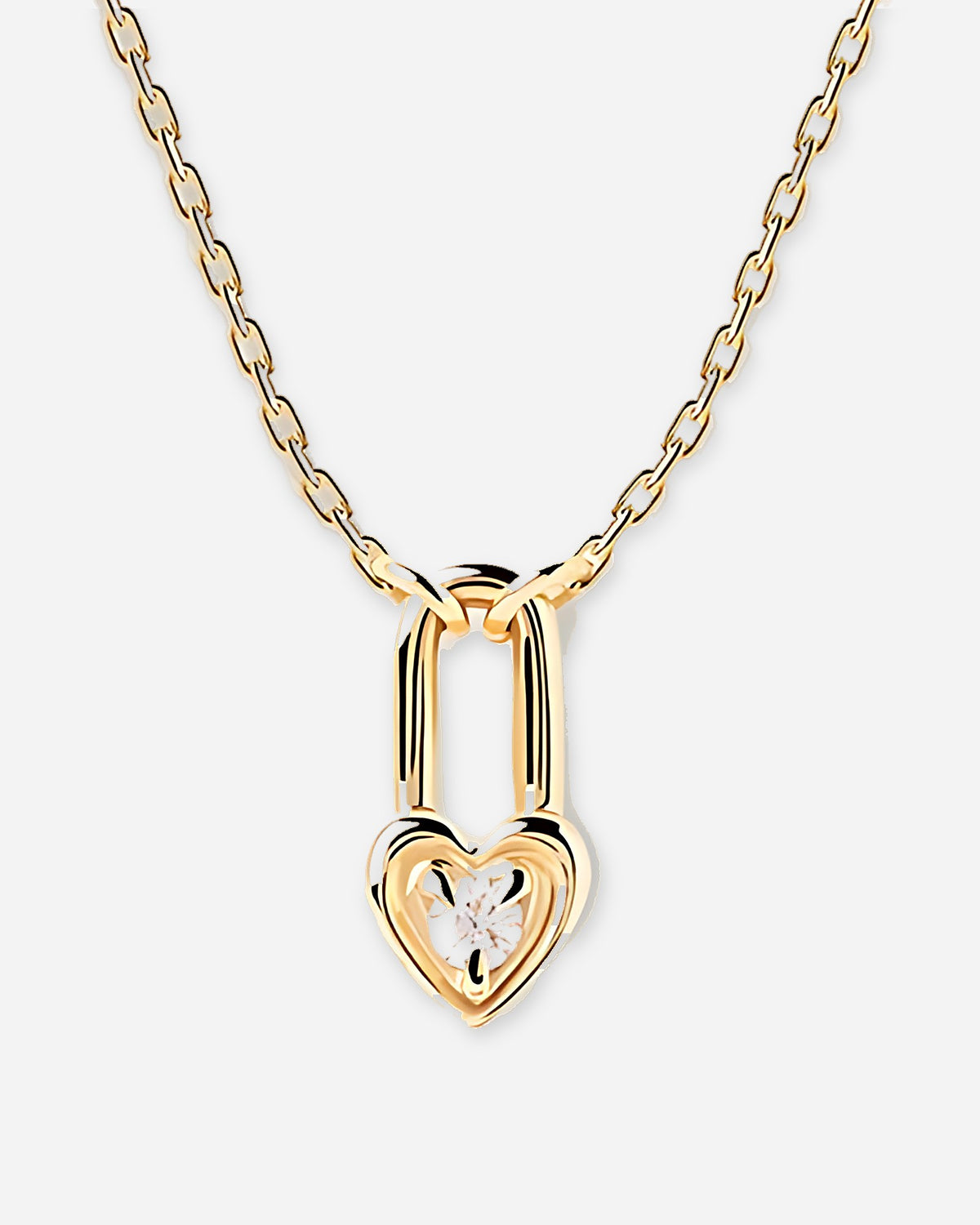 Lock & Key Sterling Silver Necklace