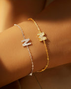925 Sterling Silver Initial Bracelet