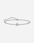 925 Sterling Silver Initial Bracelet