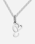Heart Script Initial Necklace
