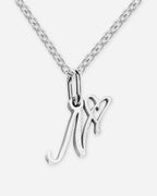 Heart Script Initial Necklace