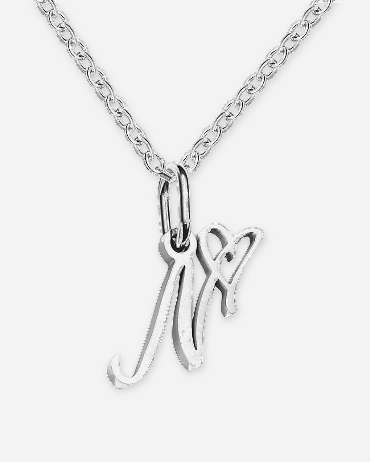 Heart Script Initial Necklace