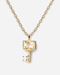 Lock & Key Sterling Silver Necklace