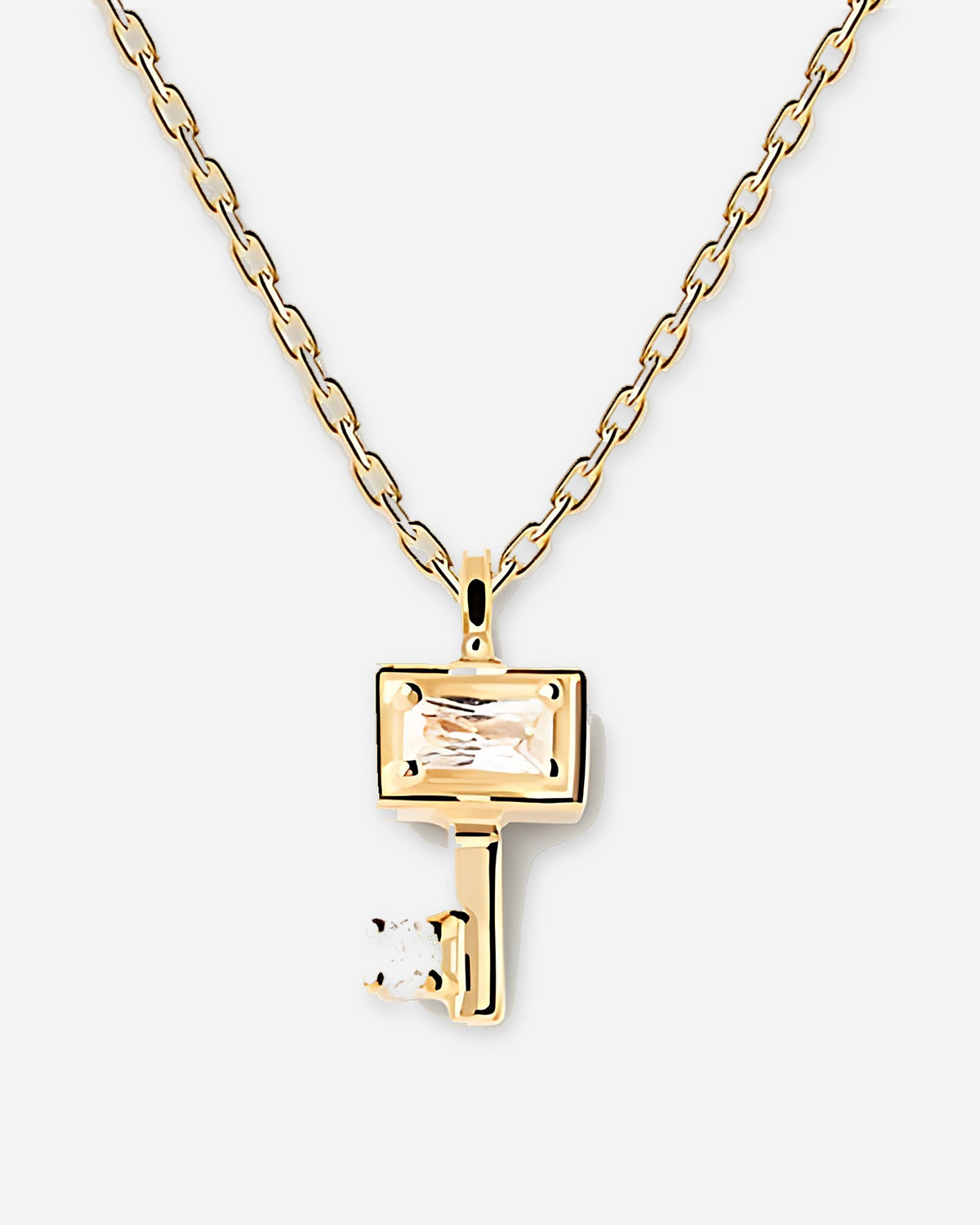 Lock & Key Sterling Silver Necklace