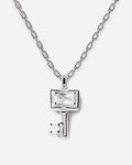 Lock & Key Sterling Silver Necklace