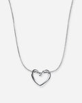 Open Heart Pendant Necklace