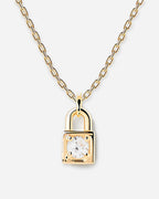 Lock & Key Sterling Silver Necklace