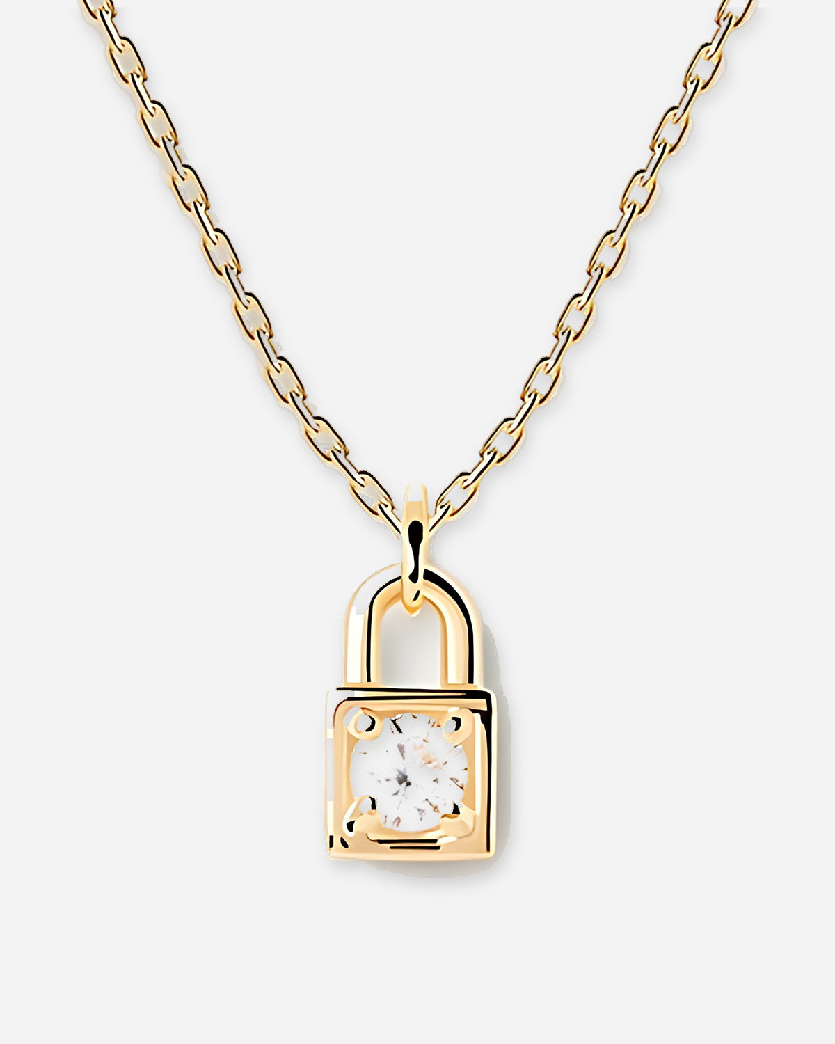 Lock & Key Sterling Silver Necklace