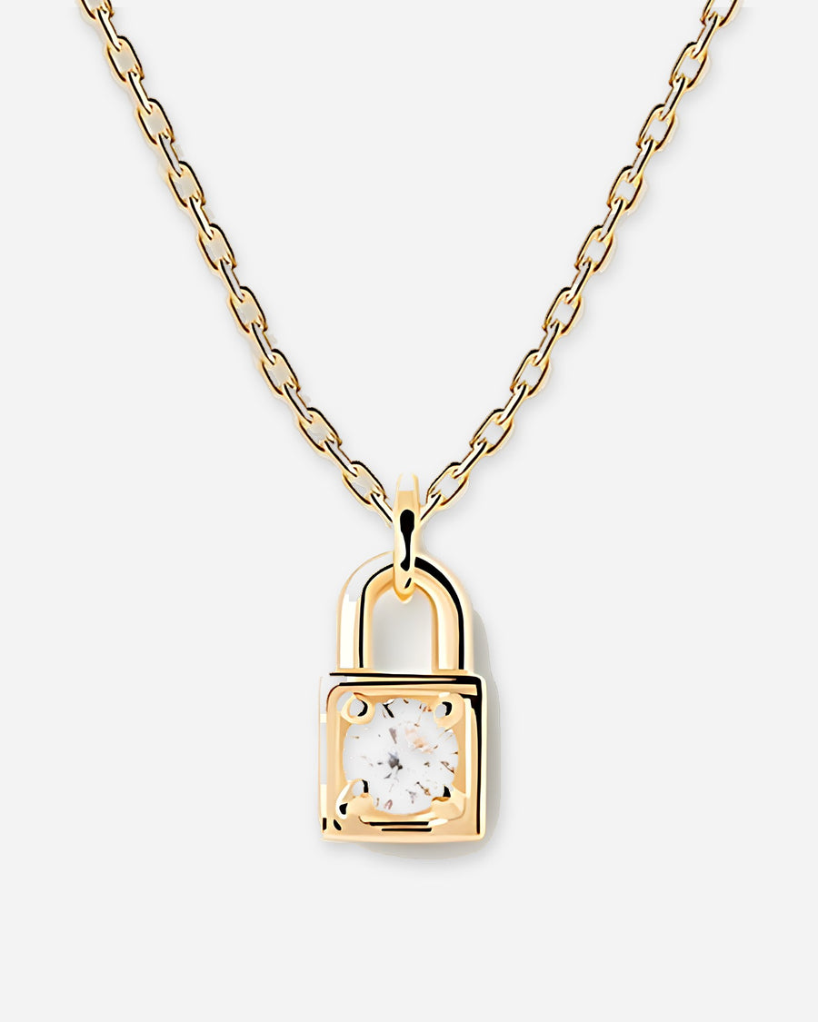 Lock & Key Sterling Silver Necklace
