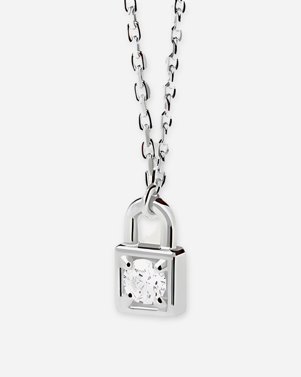 Lock & Key Sterling Silver Necklace