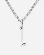 Cursive Initial Heart Necklace
