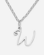 Cursive Initial Heart Necklace