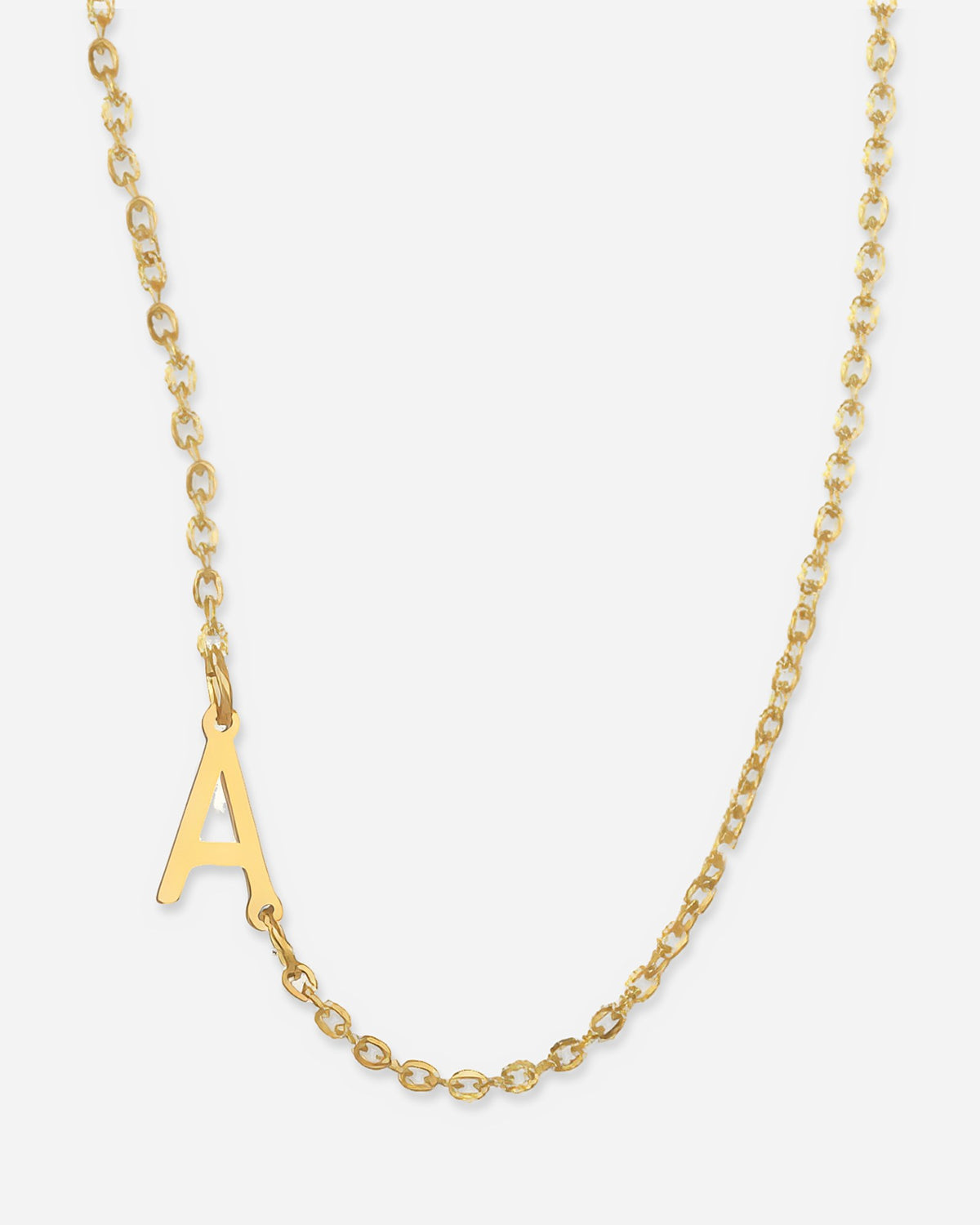 Dainty Initial Letter Necklace