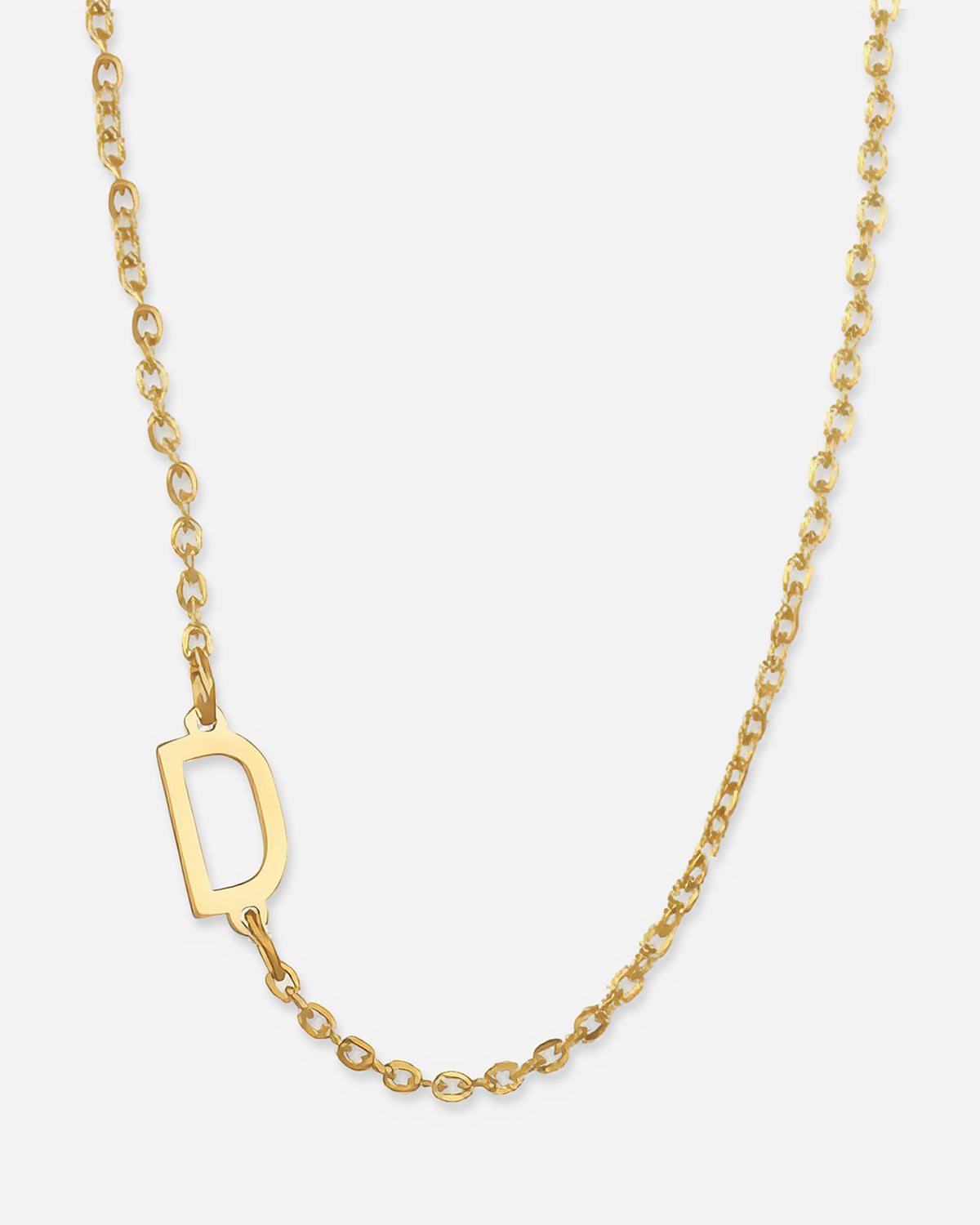 Dainty Initial Letter Necklace