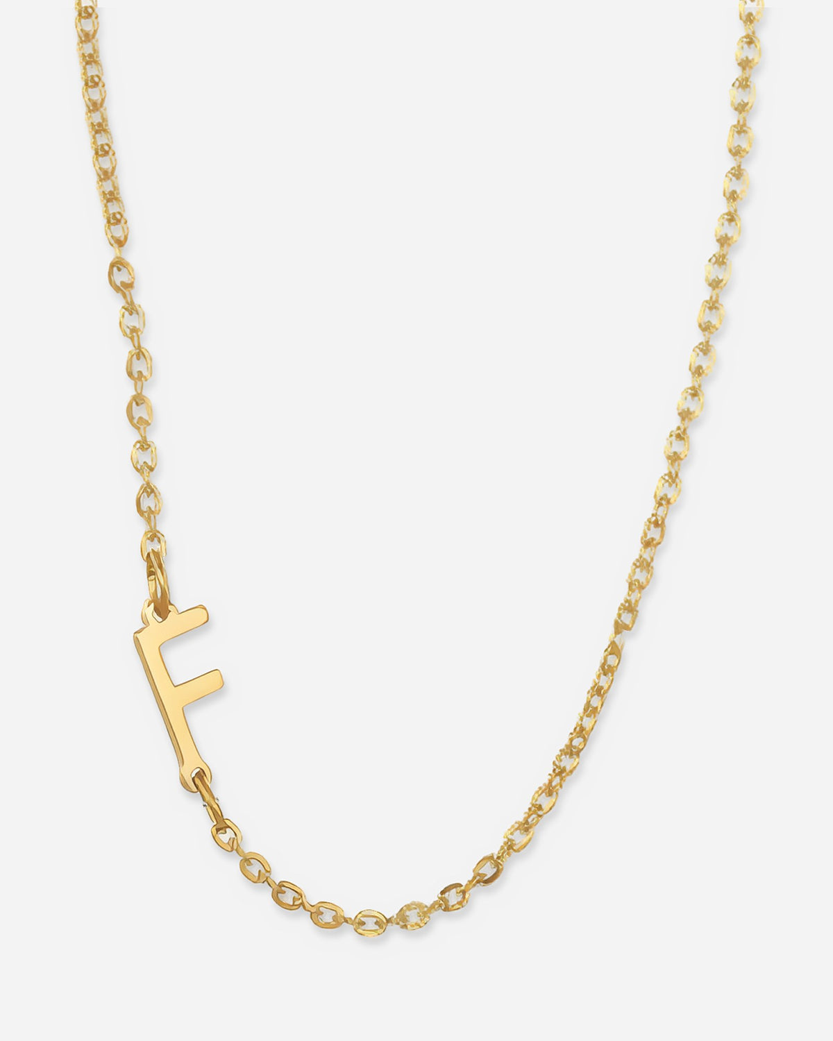 Dainty Initial Letter Necklace