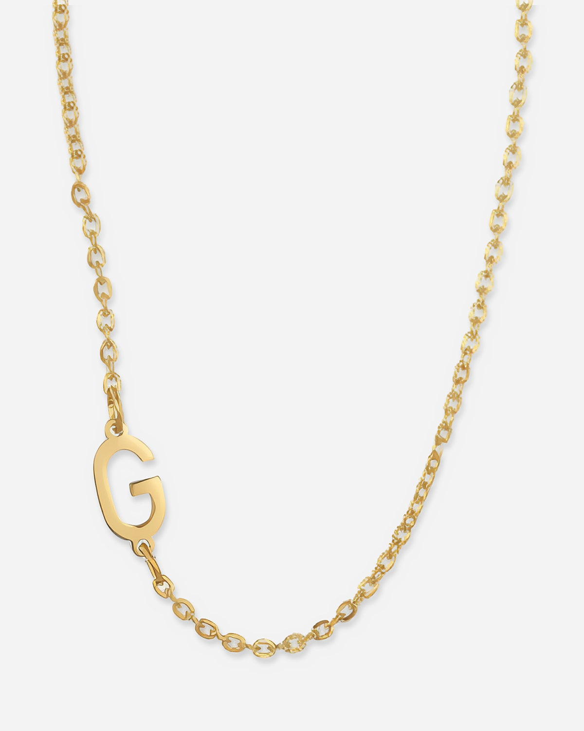 Dainty Initial Letter Necklace