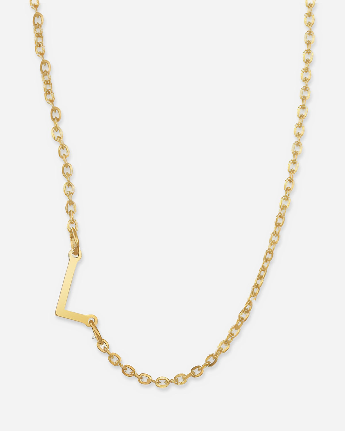 Dainty Initial Letter Necklace