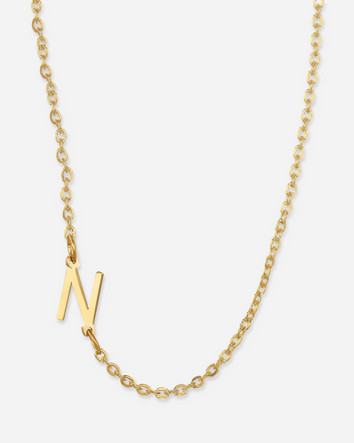 Dainty Initial Letter Necklace