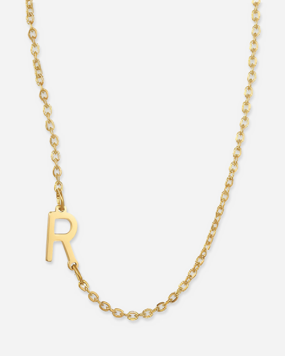 Dainty Initial Letter Necklace