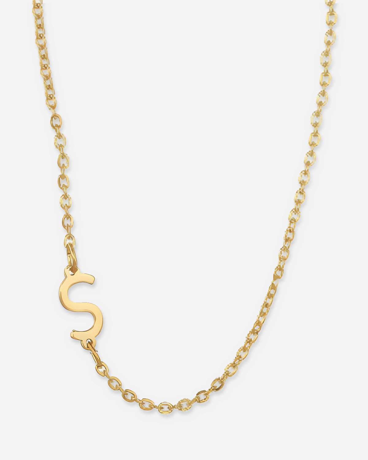 Dainty Initial Letter Necklace