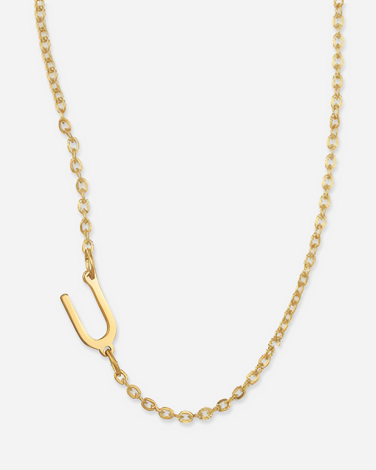 Dainty Initial Letter Necklace