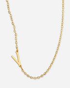 Dainty Initial Letter Necklace