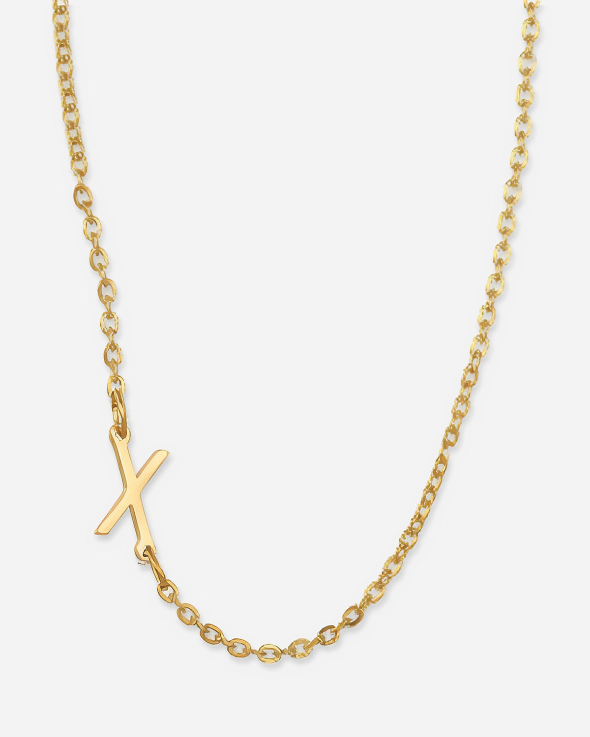 Dainty Initial Letter Necklace