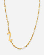 Dainty Initial Letter Necklace