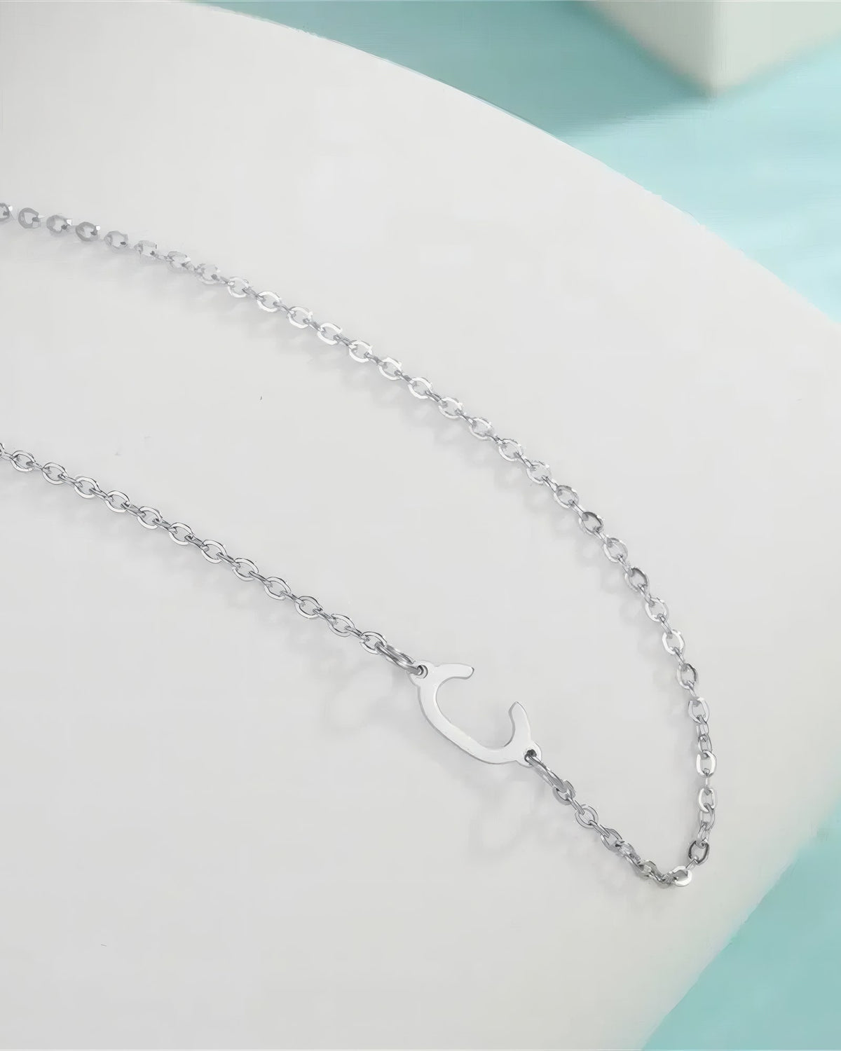 Dainty Initial Letter Necklace