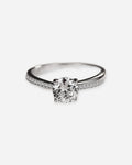 Sterling Silver Solitaire Ring