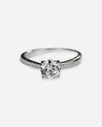 Sterling Silver Solitaire Ring