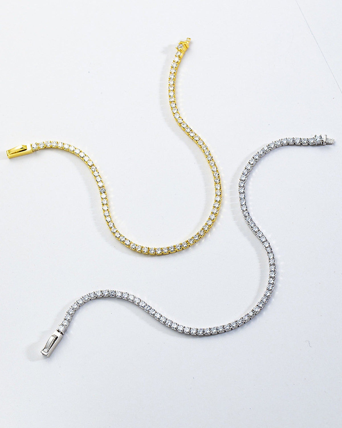 2mm Sterling Silver Tennis Bracelet