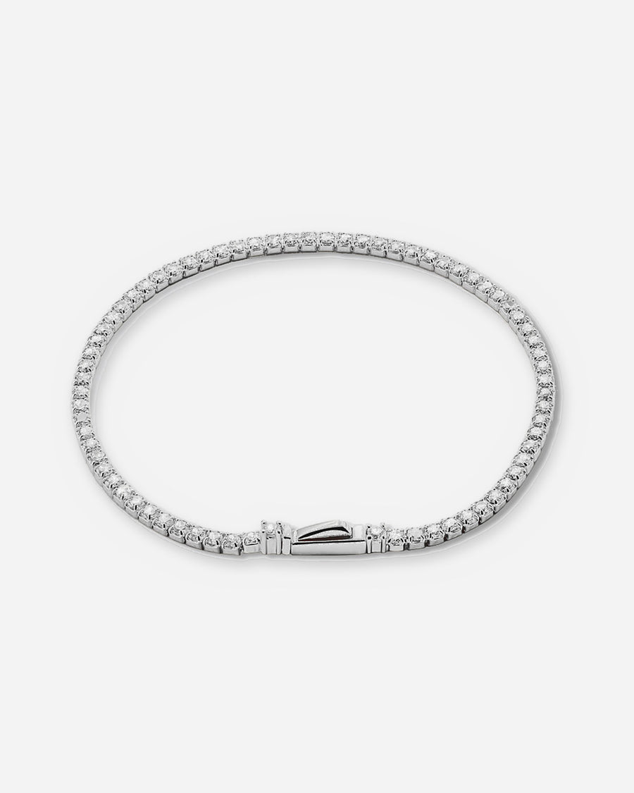 2mm Sterling Silver Tennis Bracelet