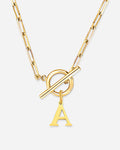 Initial Toggle Necklace