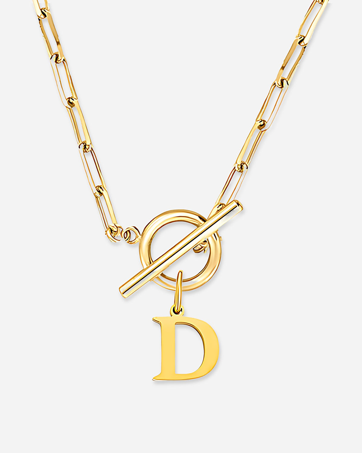 Initial Toggle Necklace