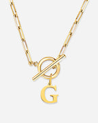 Initial Toggle Necklace