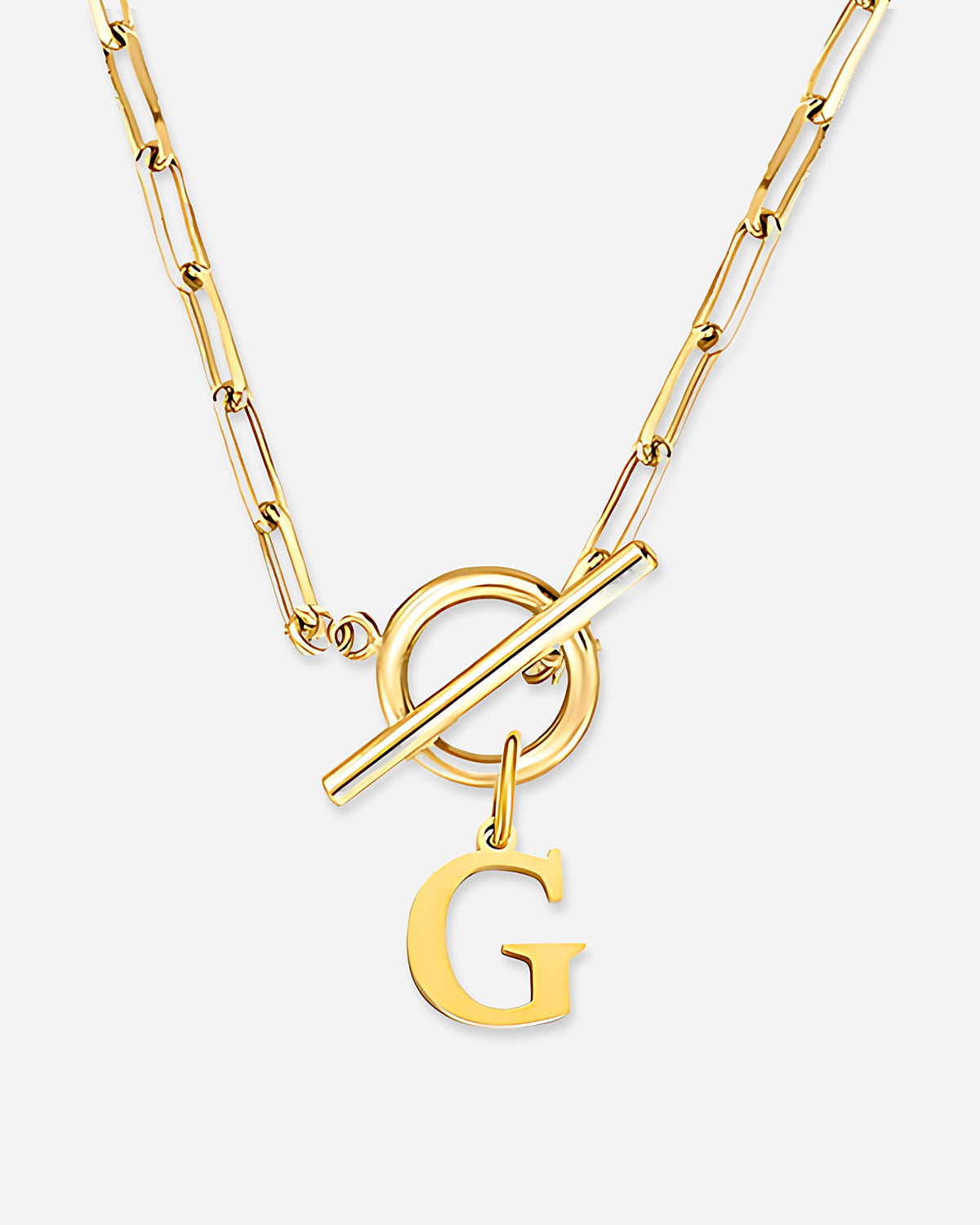 Initial Toggle Necklace