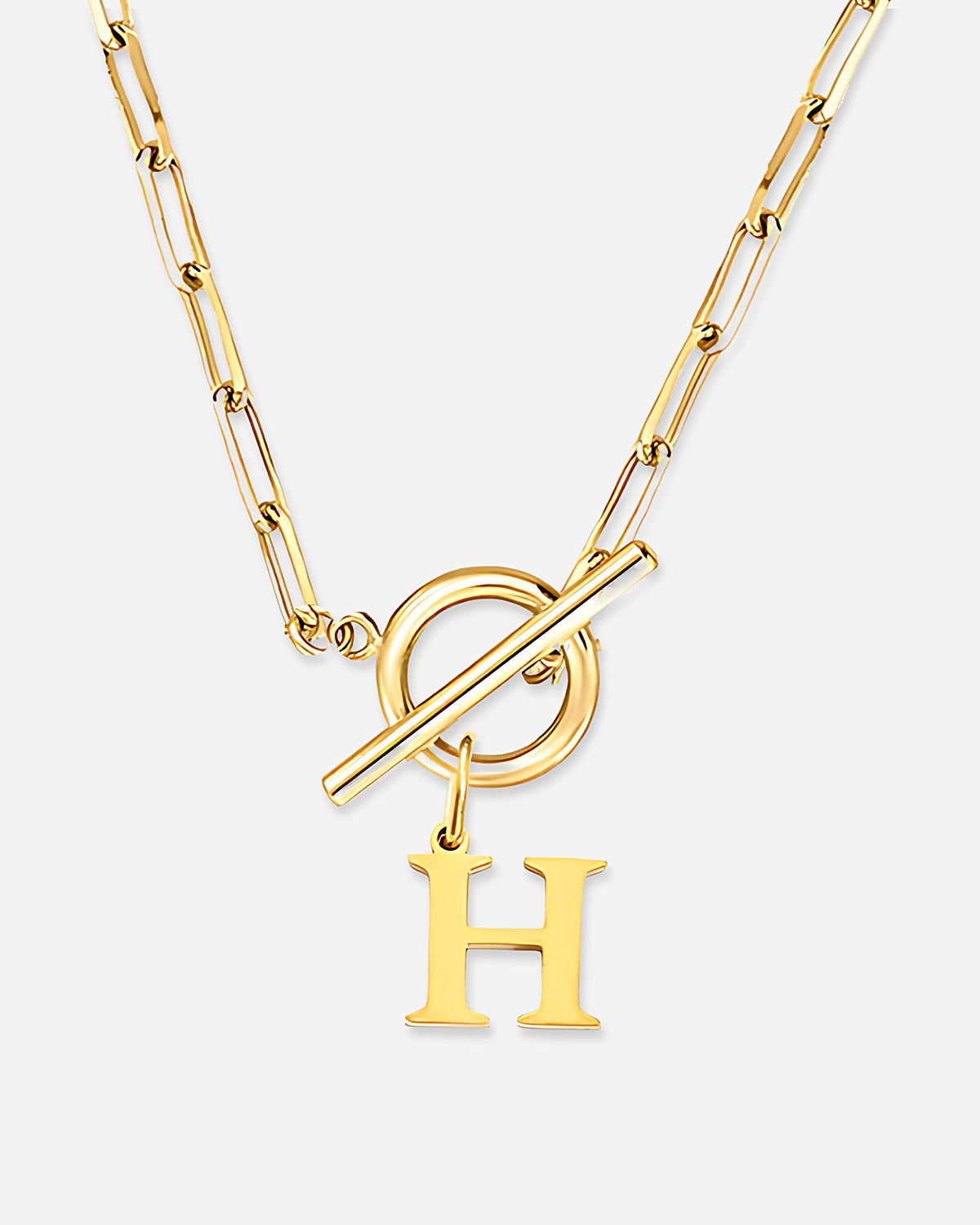 Initial Toggle Necklace