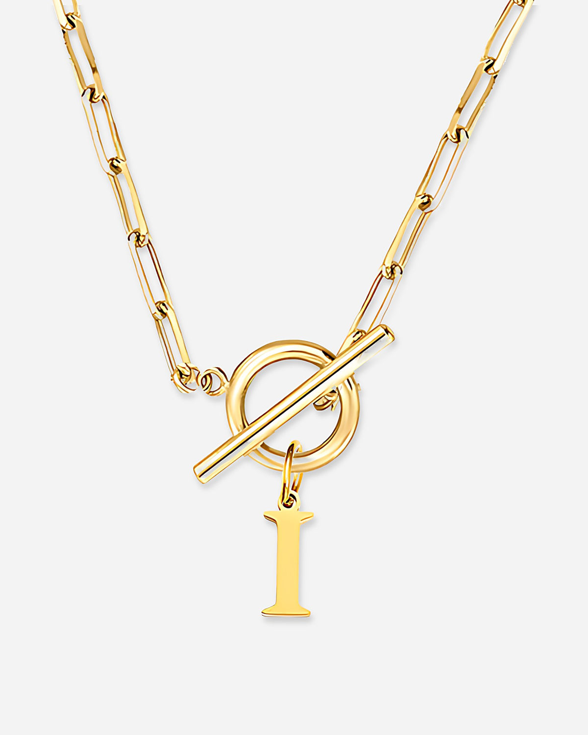Initial Toggle Necklace