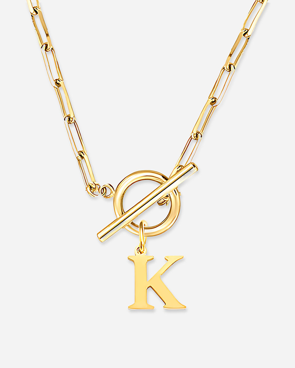 Initial Toggle Necklace