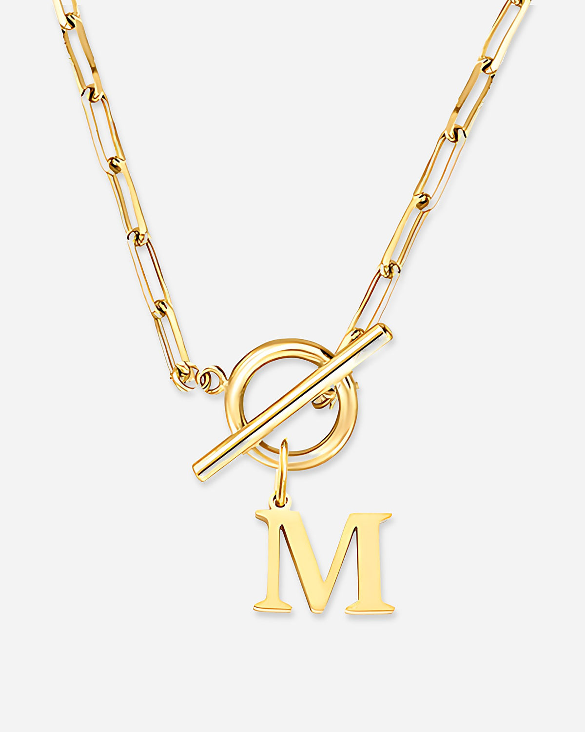 Initial Toggle Necklace