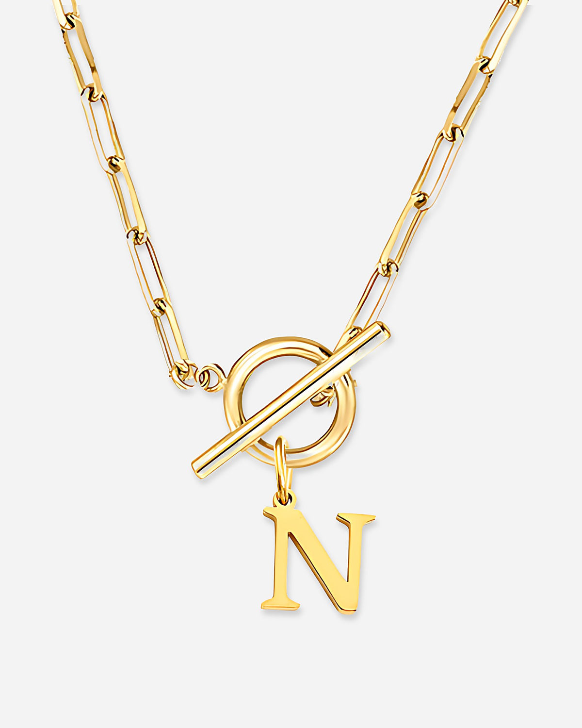 Initial Toggle Necklace