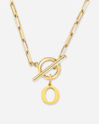 Initial Toggle Necklace